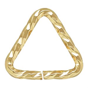 Triangle Sparkle Jump Ring 0.64x5.0mm