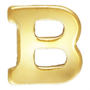 Block Letter 'B' Stamping (0.5mm Thick)