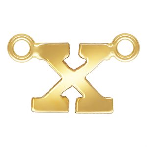 Block Letter 'X' Connector (0.5mm Thick)