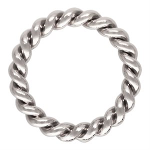 Twisted Jump Ring 20.5ga 0.76x5.0mm CL AT