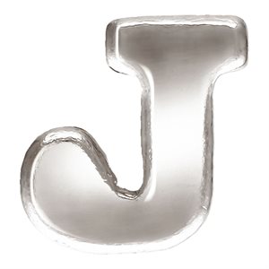 Block Letter 'J' Stamping (0.5mm Thick)