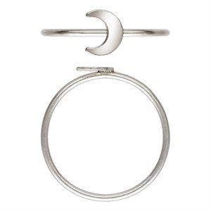 5.1x6.3mm Moon Stacking Ring Size 5 AT