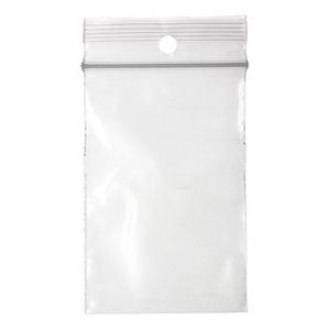 2x3 2mil Plain Bag w / Hole (1,000p Box)