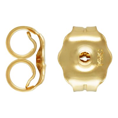 Gold-Filled Earring Back 4.3x5.1mm- Min Qty 2