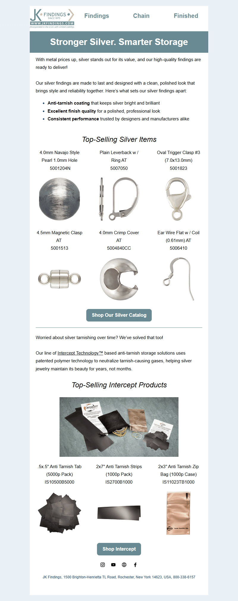Maintain Silver Brilliance with Intercept Technology™