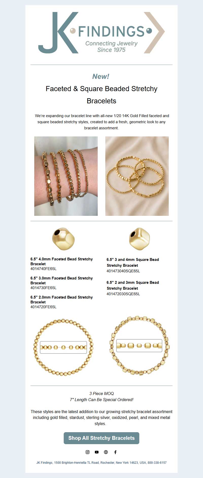 Expand Your Collection: New Faceted & Square Beaded Bracelets