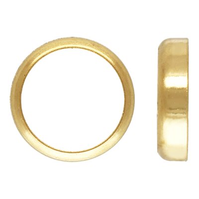 Open Back Rounded Bzl 4mm Stone (1.2mm High)