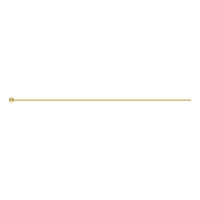 Ball Headpin 26.5ga .015x1.5"(0.38x38.1mm) Ball Headpin 26.5ga .015x1.5"(0.38x38.1mm)