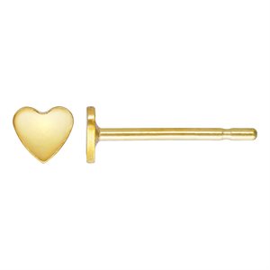 3.5mm Heart Post Earring