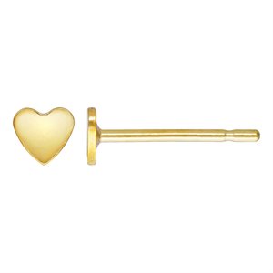 3.5mm Heart Post Earring