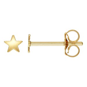 3.5mm Star Post Earring w / Earring Back