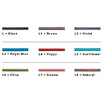 18" 1.5mm Cornflower Greek Leather LC 0