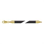 18" 4.0mm Black Rubber LC 1