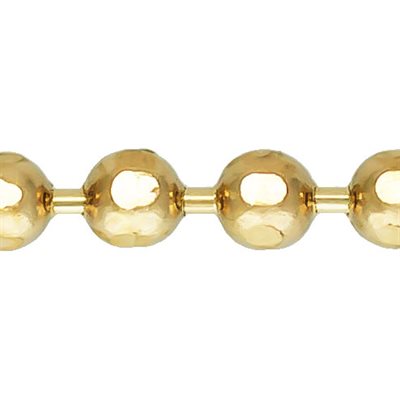 12 Inch Sterling Silver Bead Chain - 1.5mm Ball Link, Bright Finish, No Clasp