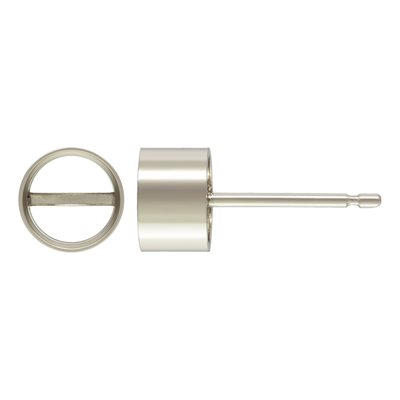 5.0mm Bezel Ear (.50ct) 0.76mm Post