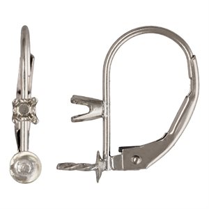3.0mm Pearl Cup w / 5pt Accent Leverback RH