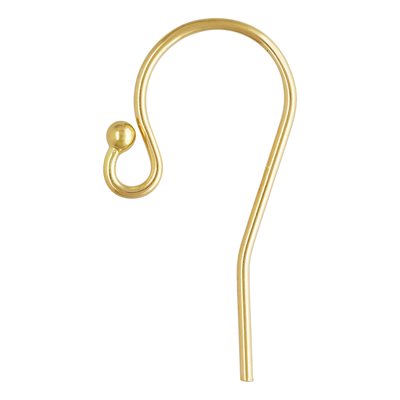Ball End Ear Wire .028" (0.72mm) Ball End Ear Wire .028" (0.72mm)