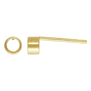 3.0mm Bezel Post Earring