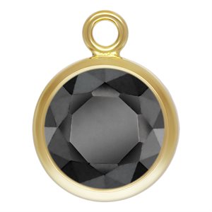 6.0mm Black 3A CZ Bezel Drop