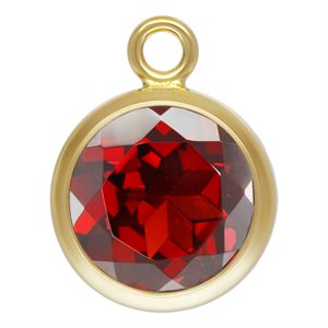 6.0mm Garnet Bezel Drop