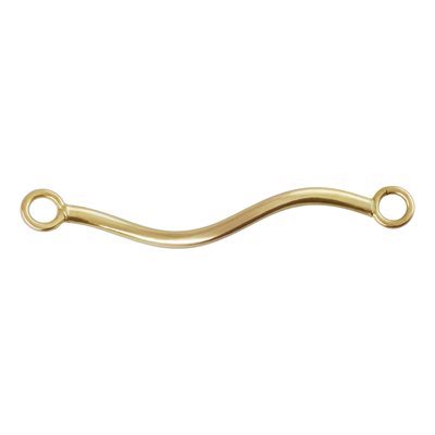 Spiral Tube w / 1 Closed 1 Open Jump Ring Spiral Tube w / 1 Closed 1 Open Jump Ring