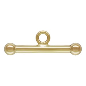 Toggle Bar (2.00x18.7mm) w / 3.0mm Beads