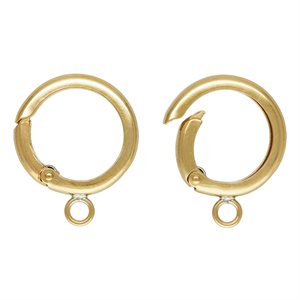 12.0mm Push Gate Clasp w / Ring