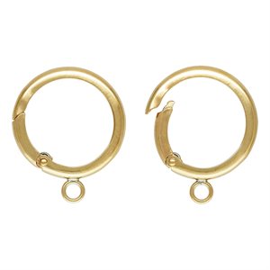 14.0mm Push Gate Clasp w / Ring