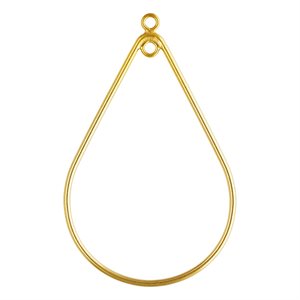 38x25mm Teardrop Drop w / Closed JR In&Out