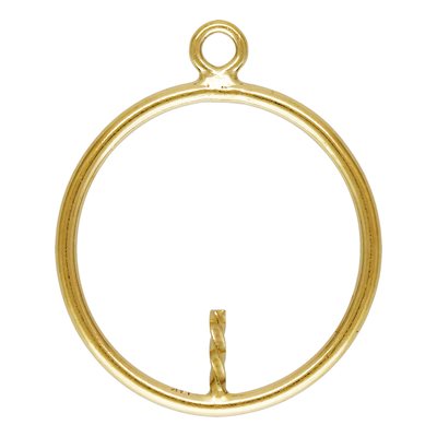 15mm Round Drop w / 0.6x4.0mm Peg 15mm Round Drop w / 0.6x4.0mm Peg