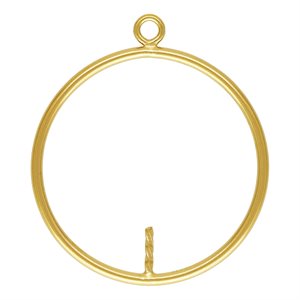 20mm Round Drop w / 0.6x4.0mm Peg
