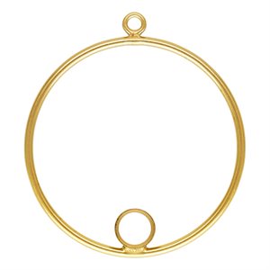 25mm Round Drop w / 4mm Bezel