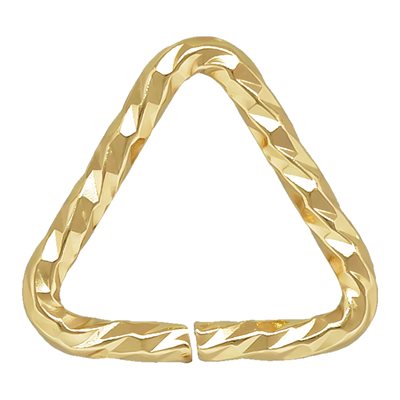 Triangle Sparkle Jump Ring 0.64x5.0mm
