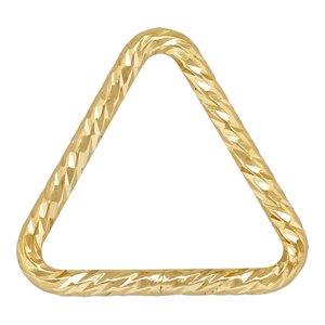 Triangle Sparkle Jump Ring 0.76x7.6mm CL