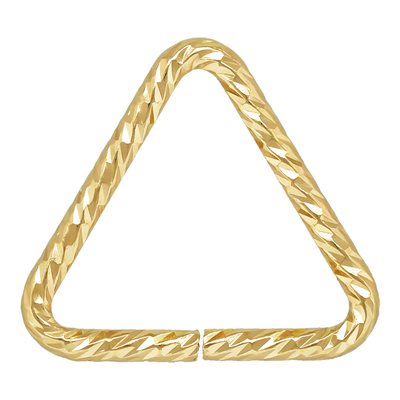Triangle Sparkle Jump Ring 0.76x7.6mm Triangle Sparkle Jump Ring 0.76x7.6mm