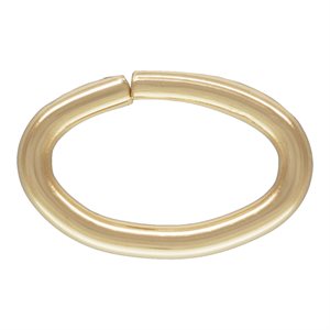 Oval Jump Ring 20.5ga 0.76x4.1x6.4mm