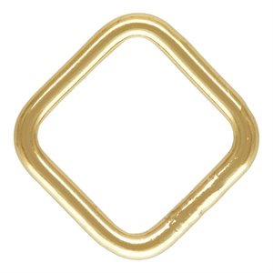 Jump Ring Square 20.5ga (.76x6.0x6.0mm) Closed