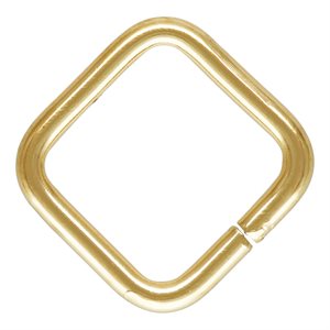 Jump Ring Square 20.5ga (.76x6.0x6.0mm)