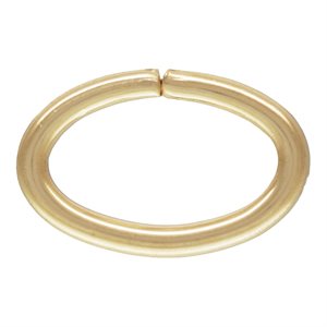 Oval Jump Ring 19ga 0.89x4.9x7.6mm