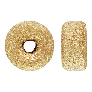 4.0mm Stardust Rondelle 1.2mm Hole