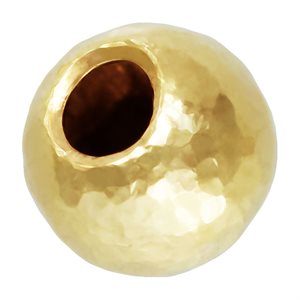3.0mm Hammered Bead 1.15mm Hole