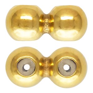 3mm 2 Row Spacer Bead (0.5mm ID Silicone)