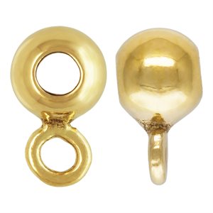 3.0mm Bead 1.3mm Hole w / Closed Ring