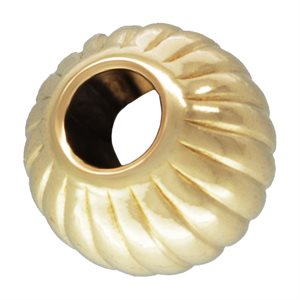 3.0mm Straight Corrugated Bead 1.4mm Hole