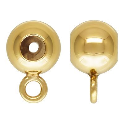 4mm Bead w / Closed Ring (1.0mm ID Silicone) 4mm Bead w / Closed Ring (1.0mm ID Silicone)
