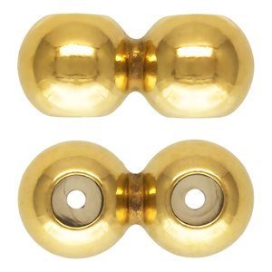 4mm 2 Row Spacer Bead (0.5mm ID Silicone)