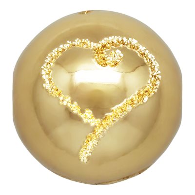 8.0mm 3 Stardust Heart Bead 1.8mm Hole 8.0mm 3 Stardust Heart Bead 1.8mm Hole