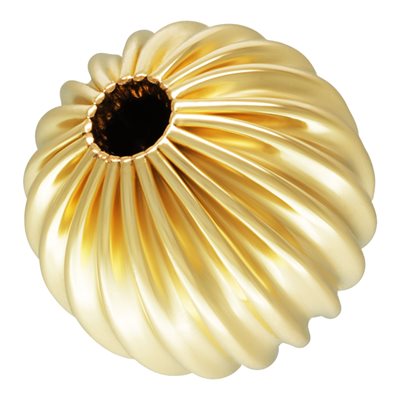 10.0mm Straight Corrugated Bead 2.0mm Hole 10.0mm Straight Corrugated Bead 2.0mm Hole