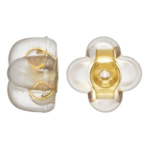 Four Leaf Clover Silicone Earring Back