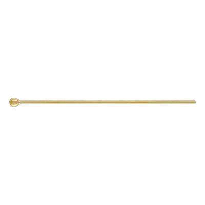 Ball Headpin 26ga .016x1.0"(0.41x25.4mm) Ball Headpin 26ga .016x1.0"(0.41x25.4mm)
